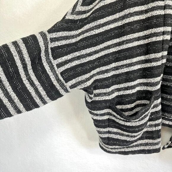 Madewell Striped Open Front Cardigan Oversized School Grandma Comfy Slouchy M/L - Picture 4 of 8